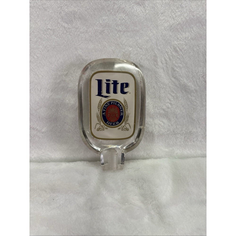Miller Lite Beer Tap Handle Knob Breweriana Collectible Barware Beer Tap Knob - Picture 3 of 4